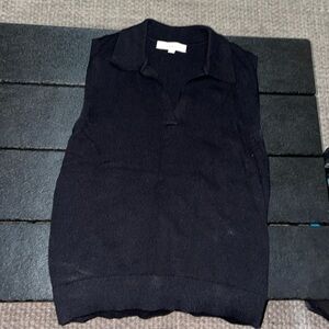 Loft Large Knit Collard Tank Top